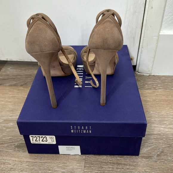 Stuart weitzman platform strap 5’ heels - Picture 3 of 5